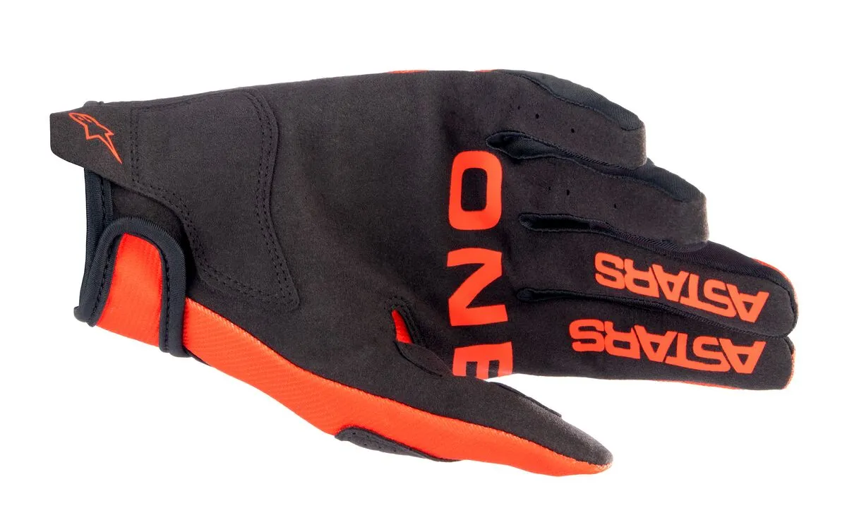 Alpinestars Kids Radar Hot Orange Black Gloves