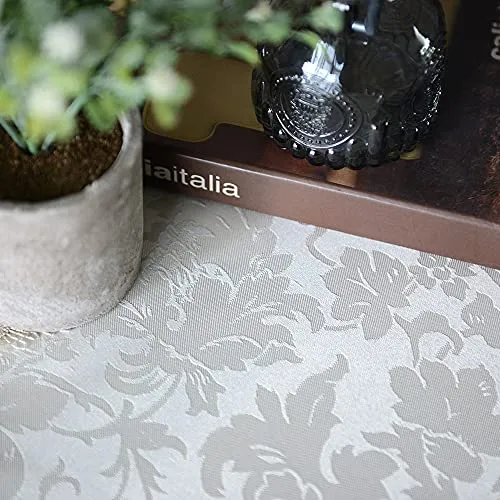 ARTABLE Lace Table Runner Macrame Farmhouse Boho Christmas Rustic Embroidered Dresser Scarf Oblong for Wedding Shower Kitchen Outdoor Party Decor (Light Brown, 16 x 35 Inch)