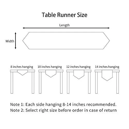 ARTABLE Lace Table Runner Macrame Farmhouse Boho Christmas Rustic Embroidered Dresser Scarf Oblong for Wedding Shower Kitchen Outdoor Party Decor (Light Brown, 16 x 35 Inch)