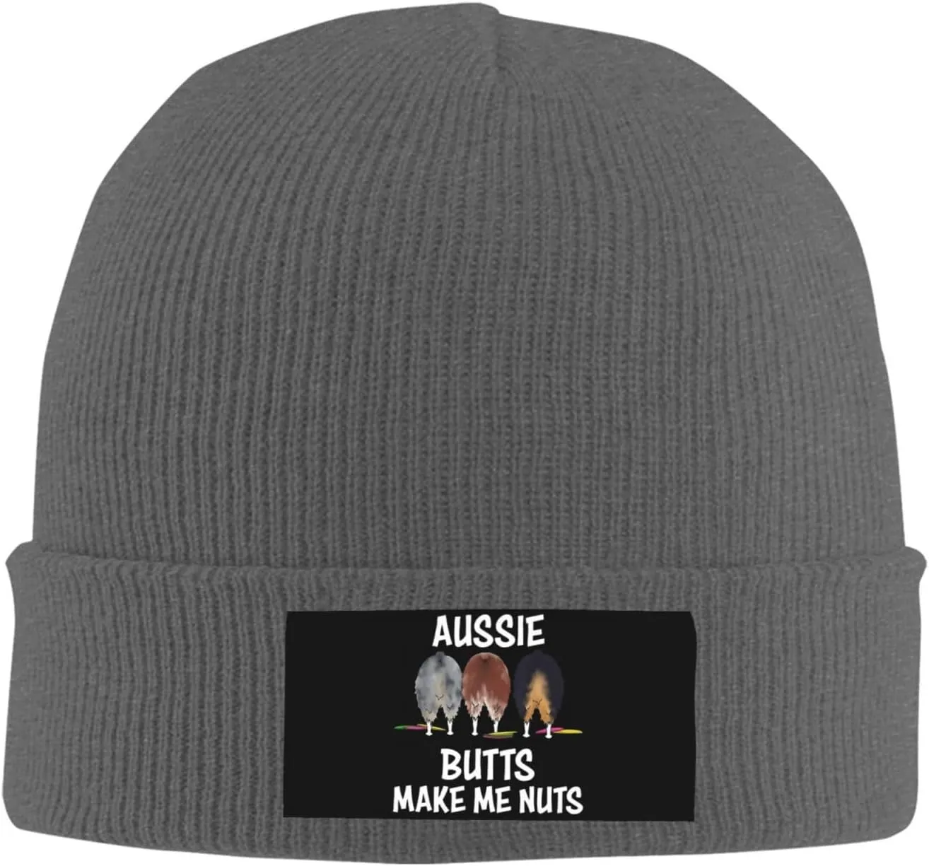 Aussie Butts Make Me Nuts Beanie Hat Winter Warm Skull Beanie for Men Women