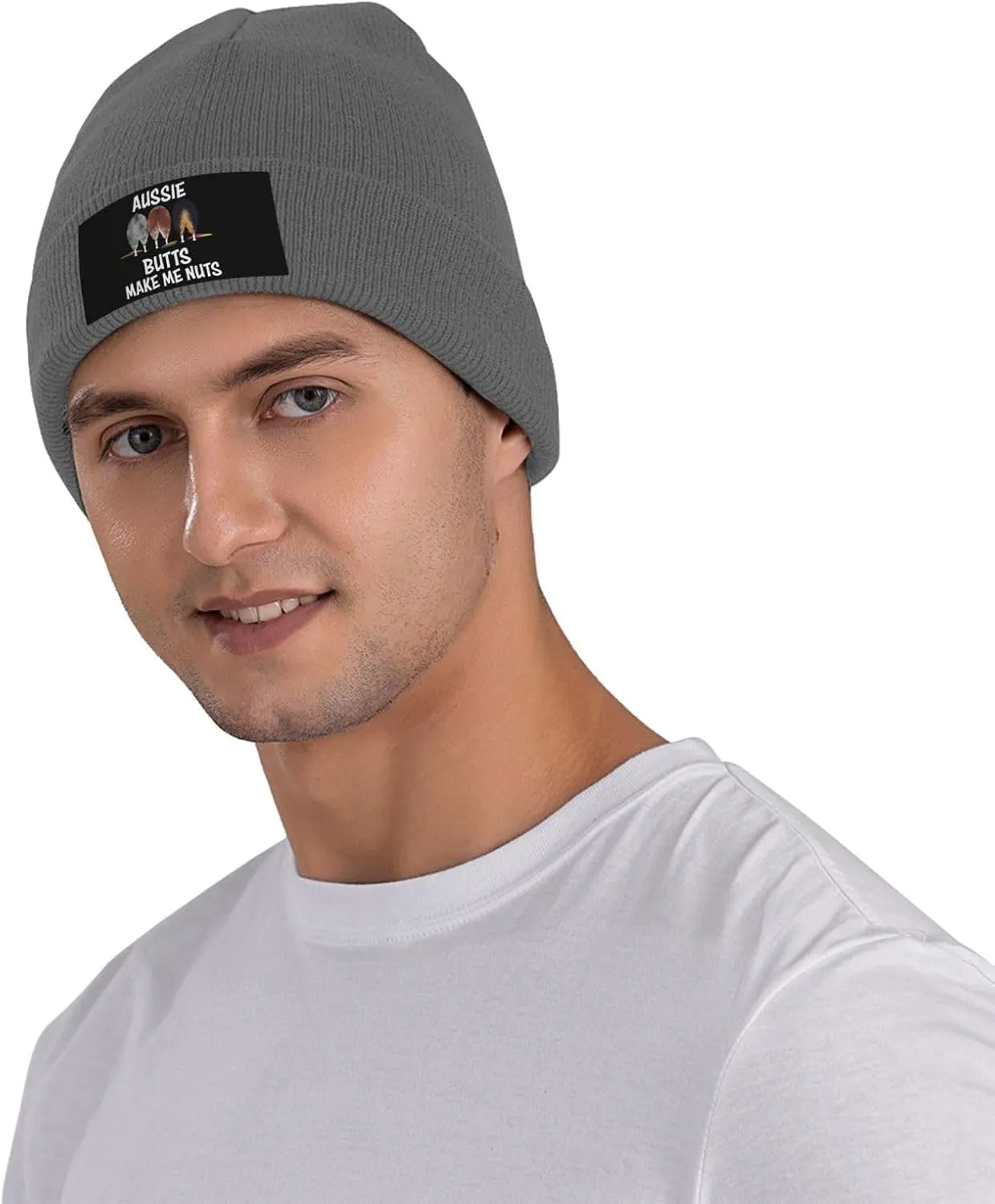 Aussie Butts Make Me Nuts Beanie Hat Winter Warm Skull Beanie for Men Women