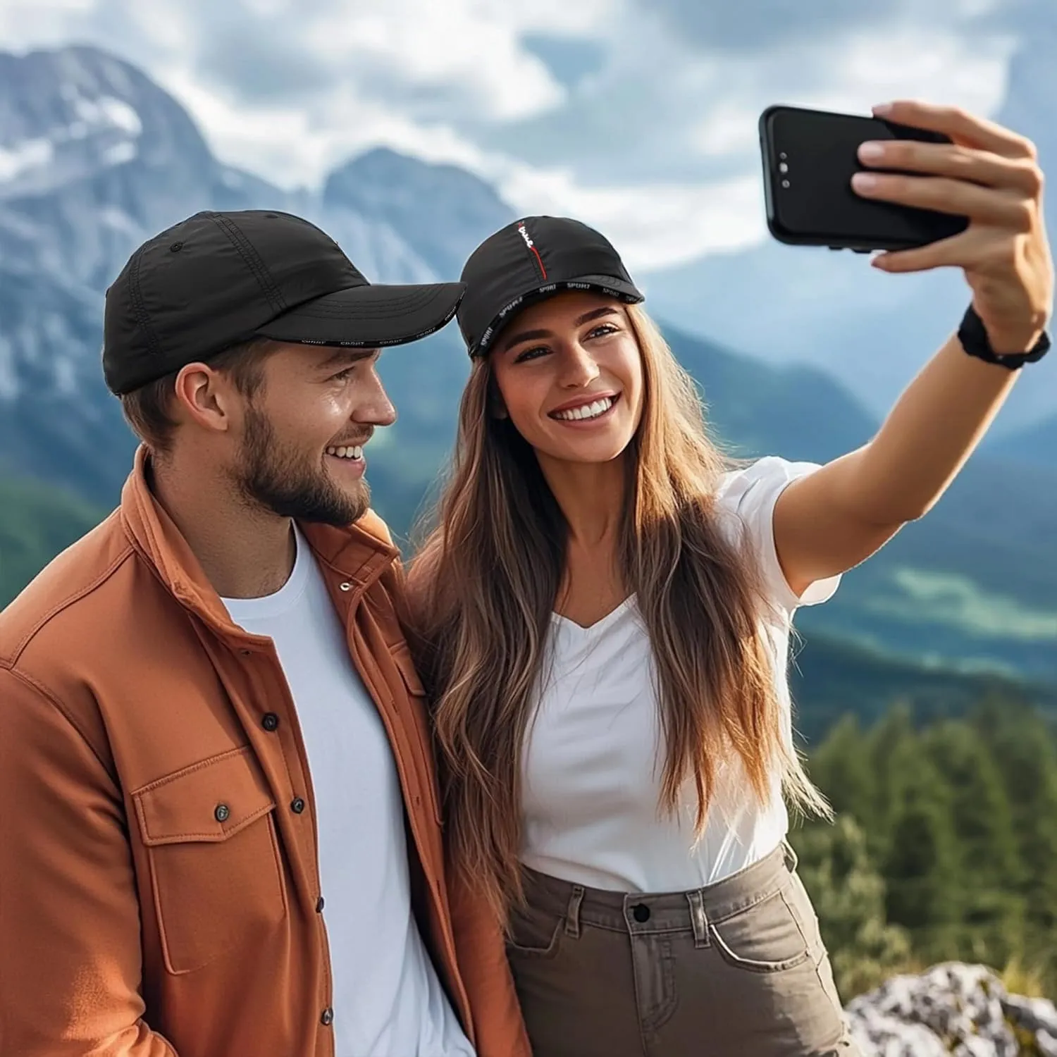 CLAPE Outdoor Sun Visor Hats Lightweight Waterproof Breathable Sports Hat UPF50  Ultra Thin Cooling Baseball Hats