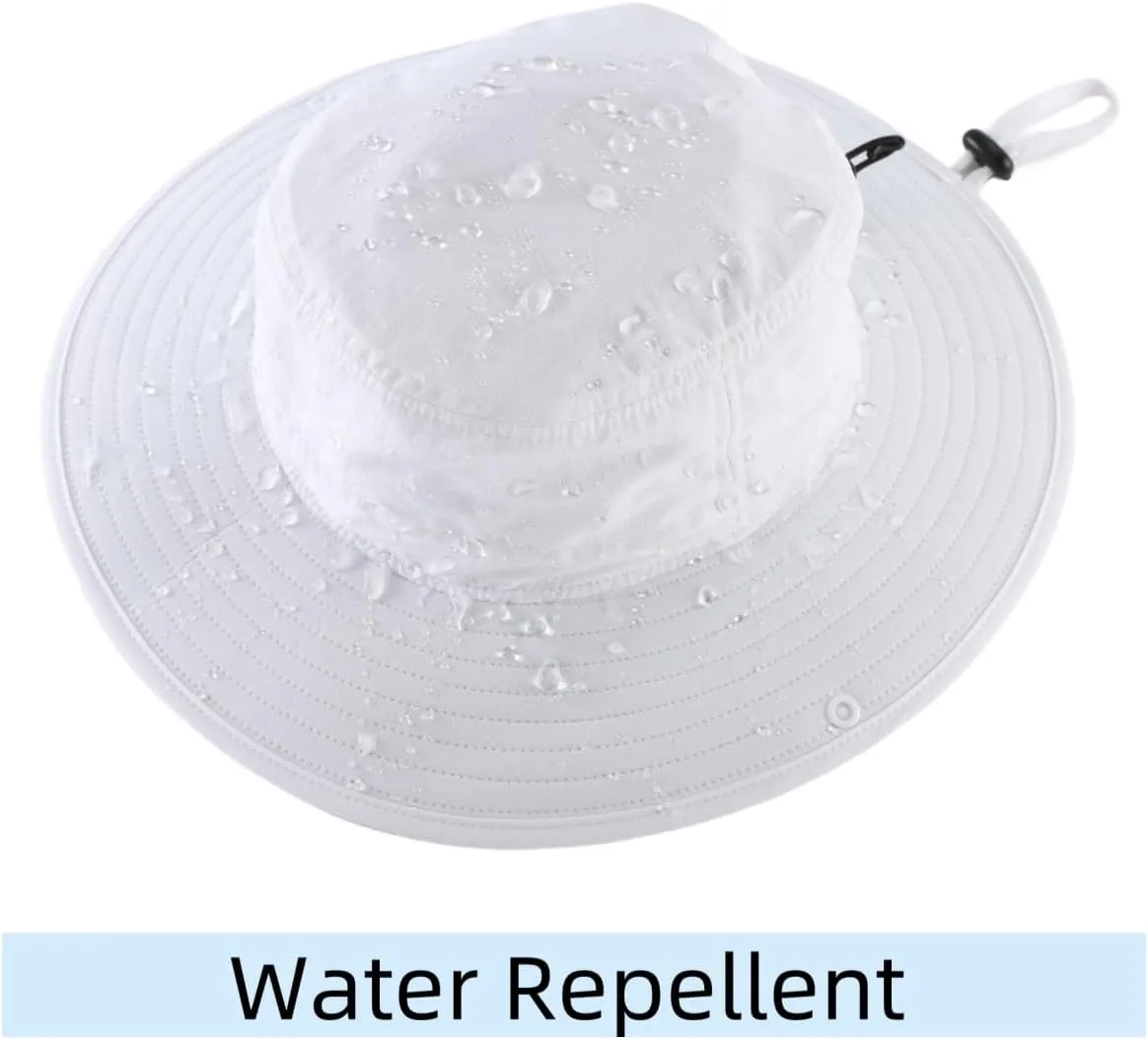 Connectyle Sun Hat for Men Women Outdoor UV Protection Safari Hat for Fishing Hiking Gardening Breathable Cowboy Hat UPF50