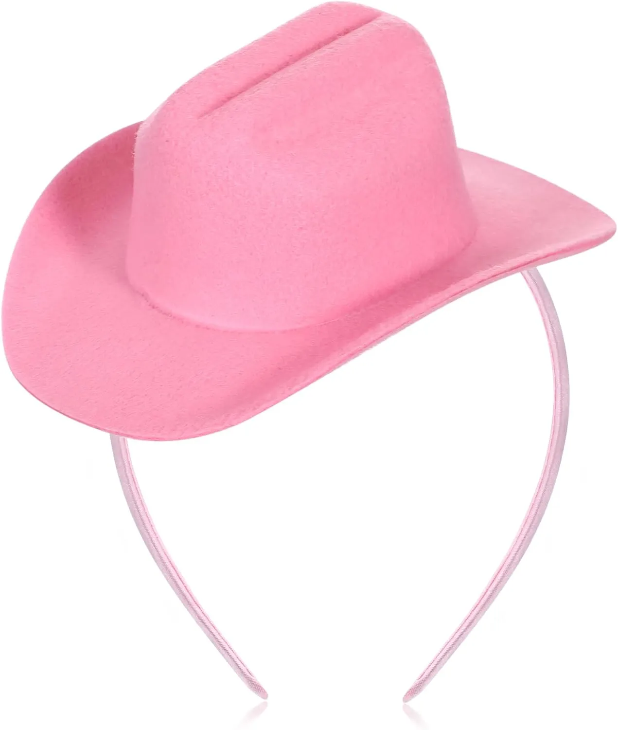 Cowgirl Hat Headband Mini Cowboy Hat Headband Cowgirl Women's Costume Headwear for Bachelorette Party Birthday