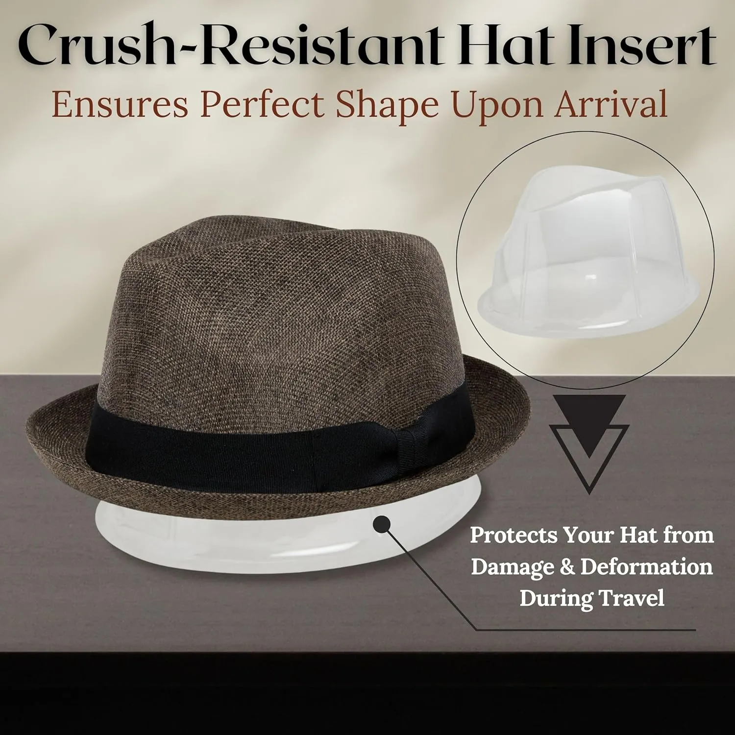 Funky Junque Premium Fedora Hat - Stylish Sun Protection for Men & Women - Perfect for Summer Beach, Travel & Outdoors