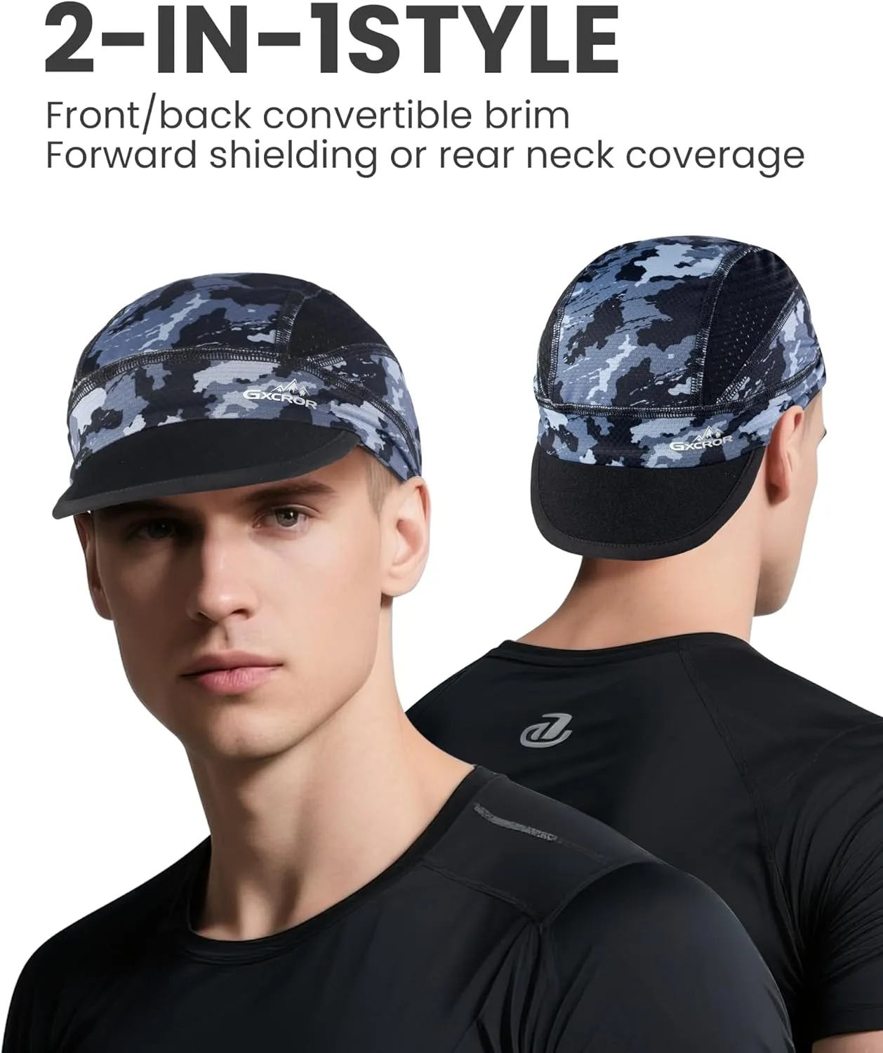 GXCROR Cooling Skull Cap for Men Women Lightweight Breathable Helmet Liner UV Sun Shield for Summer Motorcycle Cycling