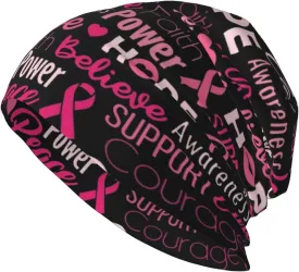 Heart Beanie Chemo Hat Cancer Headwear Knitted Hats Baggy Slouchy Scarf Nightcap for Adults Women Men