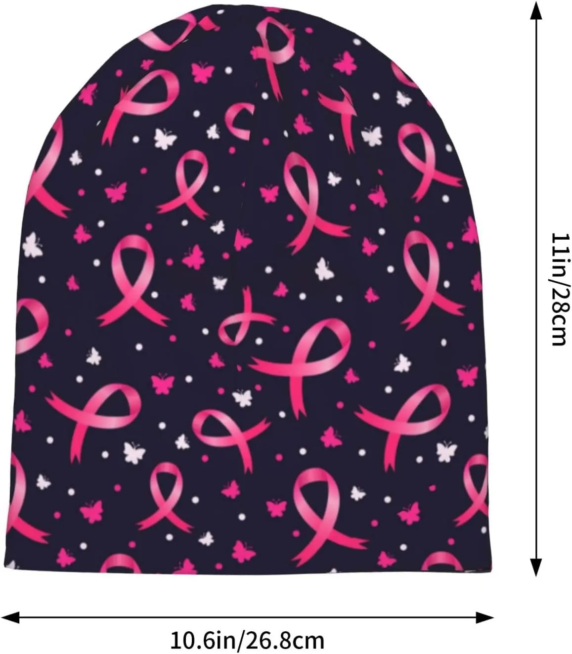 Heart Beanie Chemo Hat Cancer Headwear Knitted Hats Baggy Slouchy Scarf Nightcap for Adults Women Men