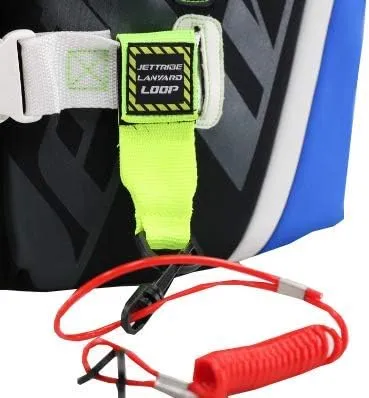 Jet Ski Lanyard Loop Attachment | Secure Velcro Easy Quick Connect All Vest Types | Jettribe PWC Watercraft Vest Accessories