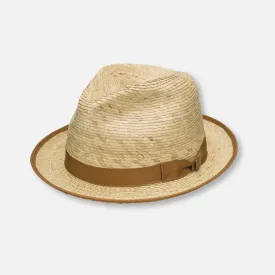 Mateo Palm Straw Fedora