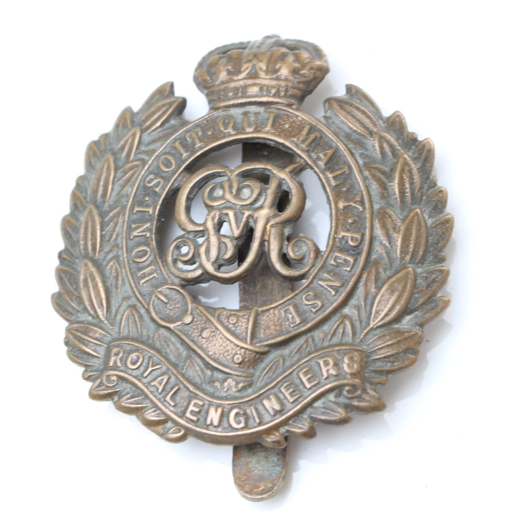 Vintage Royal Engineers Corps Badge – Authentic Military Collectible