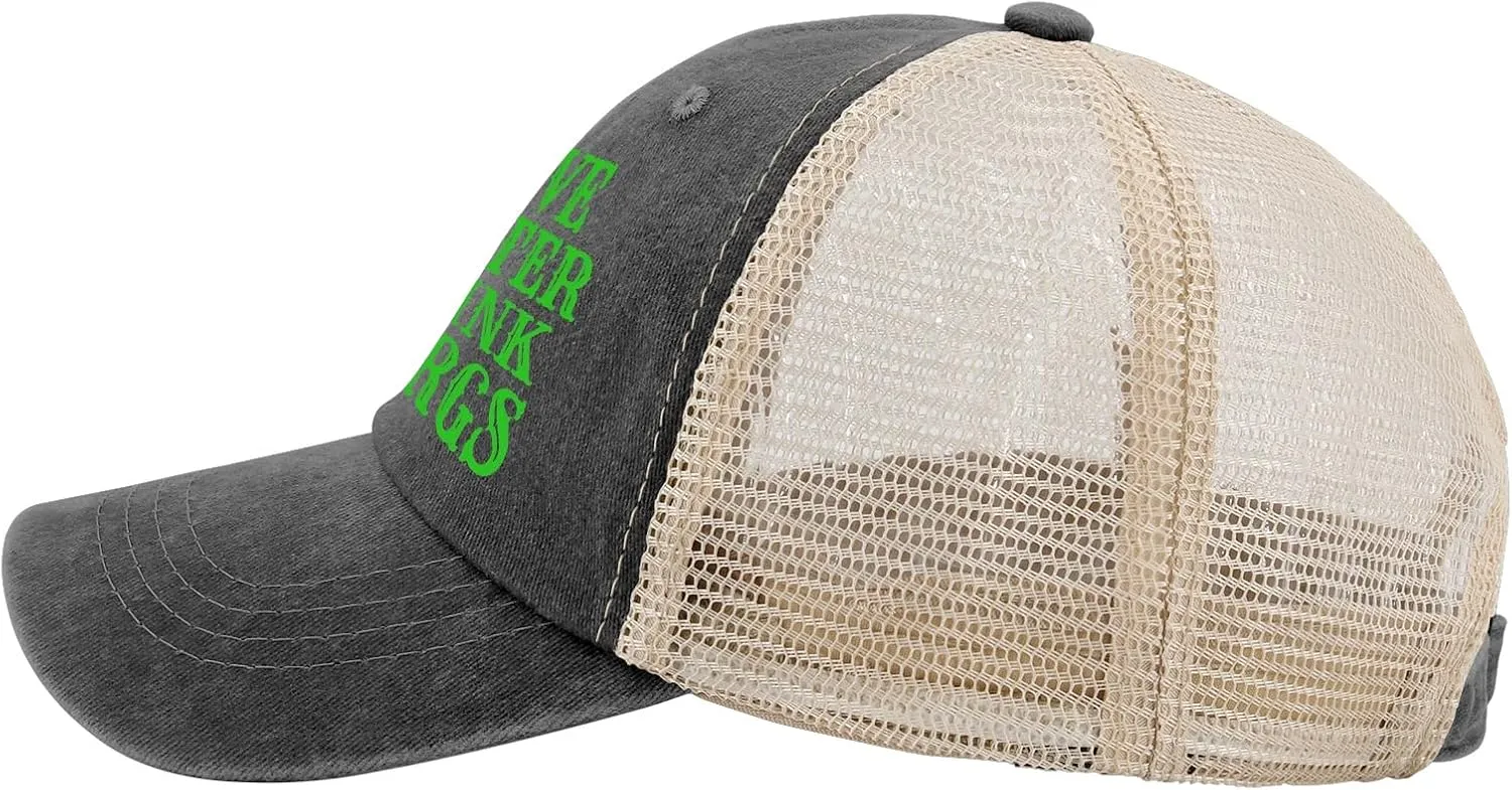Save Water Drink Margs Trucker Hat Men Funny Mesh Cap for Summer