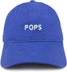 Trendy Apparel Shop Pops Embroidered Cap Premium Cotton Dad Hat