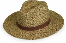 Wallaroo Hat Company Mens Outback Fedora  Lightweight Wide Brim Natural Fiber Hat, UPF 50  UV Protection, Travel Sun Hat