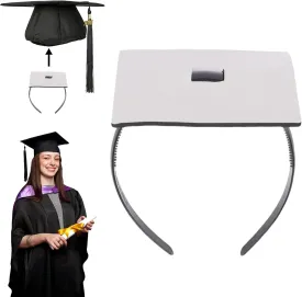 ZEYER Graduation Cap Headband Grad Caps Headband Insert, Adjustable, Secures Cap and Keeps Hairstyle,Hat Accessories